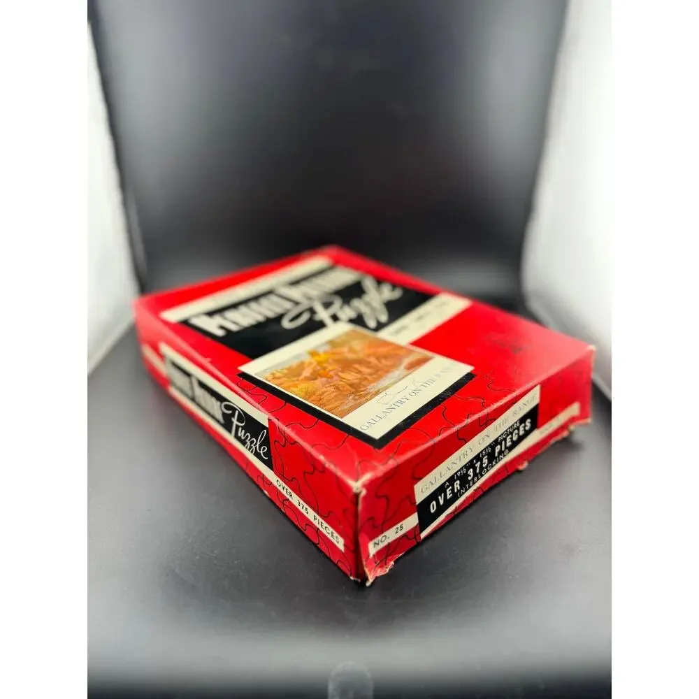 Vintage Perfect Picture Puzzle - Gallantry on the Range